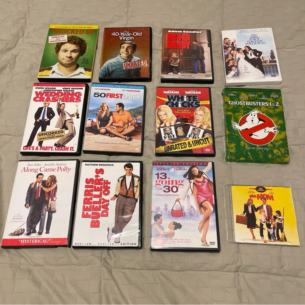 Lot of 12 COMEDY Movies DVD